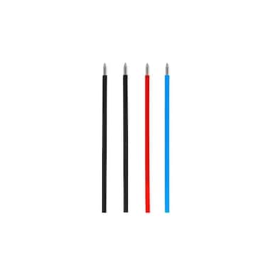 Legami Gel Pen Refills Set of 4 Erasable Ink Colors Black Blue Red 03 cm Diameter