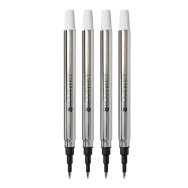 Monteverde USA Rollerball Refills to Fit Sheaffer Sailor Pens Fine Point Black 4Pack Reliable Ink for Professionals