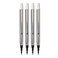 Monteverde USA Rollerball Refills to Fit Sheaffer Sailor Pens Fine Point Black 4Pack Reliable Ink for Professionals