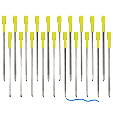 Oddmoal Diamond Pens Fun Fancy Crystal Diamond Pen For Women Bling Metal Pens Blue refills20 pcs