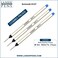 Lanier Pens Pack of 3 Schmidt 8127 S Capless System Rollerball Refill Blue Ink Medium Tip