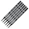 Lanier Pens Pack of 6 Schmidt 888 F Safety Ceramic Rollerball Refill Black Ink Fine Tip