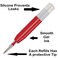 Pen Savings Rollerball Pen Refills Compatible with Cross Sheaffer ION Pens Fine Point Smooth Writing Frictionless Flow 3 Pack Red
