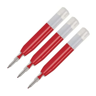 Pen Savings Rollerball Pen Refills Compatible with Cross Sheaffer ION Pens Fine Point Smooth Writing Frictionless Flow 3 Pack Red