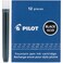 PILOT Namiki IC100 Fountain Pen Ink Cartridges Black 12Pack 69100