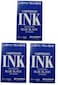 PLATINUM Platinum Fountain Pen DyeBased Ink Cartridge Blue Black Pack of 10 3 Set
