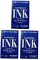 PLATINUM Platinum Fountain Pen DyeBased Ink Cartridge Blue Black Pack of 10 3 Set