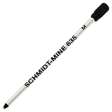 Lanier Pens Schmidt 635 D1 Mine Ballpoint Refill Black Ink Medium Point 07mm