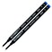 SCHMIDT Schmidt 888 Writing Fine Tip Point 06mm Blue Ink Plastic TubeBody Stainless Steel Tip Safety Ceramic Roller Ball Refill Pack 2