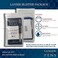 SCHMIDT Schmidt 888 Writing Fine Tip Point 06mm Blue Ink Plastic TubeBody Stainless Steel Tip Safety Ceramic Roller Ball Refill Pack 2