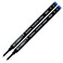 SCHMIDT Schmidt 888 Writing Fine Tip Point 06mm Blue Ink Plastic TubeBody Stainless Steel Tip Safety Ceramic Roller Ball Refill Pack 2
