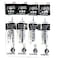 Uni-Ball Uni Signo RT1 Gel Ballpoint Pen Black Ink Refills 038mm Set of 4