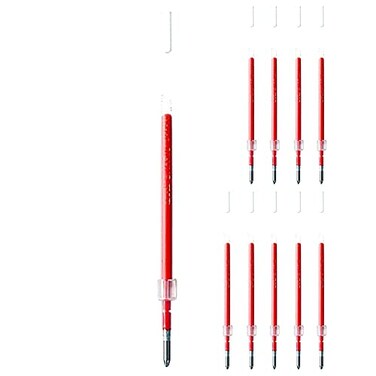 &auml;&cedil;&permil;&egrave;&plusmn;&eacute;&permil;&rsaquo;&ccedil;&shy;&dagger; Uni SXR10 Jetstream Ballpoint Pen Refill 10 mm Red 10 Set