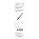 Uni-Ball Uniball Signo 207 Gel Pen Refills 07mm Medium Point Black Ink 6 Refills
