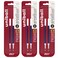 Uni-Ball UniBall Signo 207 Gel Pen Refills 07mm Medium Point Blue Ink Pack of 6