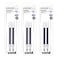 Uni-Ball UniBall Signo 207 Gel Pen Refills 07mm Medium Point Blue Ink Pack of 6