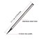 YIVONKA 10 Pieces Replaceable Ballpoint Pen Refills Medium Point Metal Refill Smooth Writing Black or Blue Ink Pen Refills 05 mm 10 Black 05mm Refills
