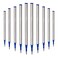 YIVONKA 10 Pieces Replaceable Ballpoint Pen Refills Medium Point Metal Refill Smooth Writing Black or Blue Ink Pen Refills 05 mm 10 Blue 05mm Refills