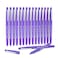 Lelix Felt Tip Pens 15 Purple Pack 07mm Medium Point Felt Tip Markers Pens for Journaling Writing Note Taking Planner Perfect for School Office and Art Supplies