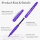 Lelix Felt Tip Pens 15 Purple Pack 07mm Medium Point Felt Tip Markers Pens for Journaling Writing Note Taking Planner Perfect for School Office and Art Supplies