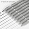 ARTISTRO Set of 9 Fineliner Pens Black Micro Pens with Ultra Fine Tips for Drawing Sketching Writing Journaling and Technical Illustration Waterproof Archival Ink