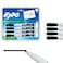 EXPO Magnetic Dry Erase Markers with Eraser Black Fine Tip 4 Count Back to School Teacher Supplies Home Organization