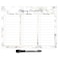 Glassboard Studio Dry Erase Cleaning Checklist Sticker Decal Planner Removable Reusable Magnetic FineTip Dry Erase Marker Included 9 x 12 inches Marble