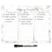 Glassboard Studio Dry Erase Cleaning Checklist Sticker Decal Planner Removable Reusable Magnetic FineTip Dry Erase Marker Included 9 x 12 inches Marble