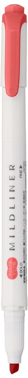 Zebra Technologies Zebra Highlighter Mildliner Mild Red WKT7MR