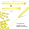 feela 12 Pack Yellow Gel Bible Highlighters Markers Journaling Supplies No Bleed Through For Highlighting Journal School Office