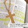 feela 12 Pack Yellow Gel Bible Highlighters Markers Journaling Supplies No Bleed Through For Highlighting Journal School Office