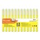 feela 12 Pack Yellow Gel Bible Highlighters Markers Journaling Supplies No Bleed Through For Highlighting Journal School Office