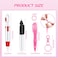 Sabary Mini Highlighter Nurse Pen Pack Set Nurse Pens for Badge Include Pink and Purple Tip Highlighter 2 Permanent Marker and 2 Retractable Ball with 2 Keychain ClipPink Green
