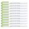 Mildliner ZEBRA MILDLINER Highlighter pen markers Mild Green WKT7MG x10