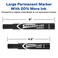 Avery Large Black Permanent Marker with Thick Chisel Tip for Calligraphy Fabric Desk Work Pack of 12 08888