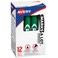 Marks-A-Lot Avery MarksALot Permanent Markers Regular DeskStyle Size Chisel Tip Water and Wear Resistant 12 Green Markers 07885