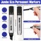 Fuutreo 32 Pcs Jumbo Permanent Markers Bulk Large Chisel Tip Permanent Markers Waterproof Jumbo Pens Quick Drying Office SuppliesBlack Green Blue Red