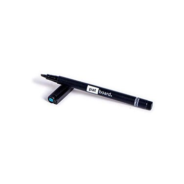 PATBOARD Nonpermanent Markers Black 1x 125mm Wet Erase Pen B
