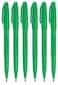 Pentel Green Original Sign Pen S520 Fibre Tip Marker Pens Colour Fineliner 2mm Nib 1mm Line Width Pack of 6