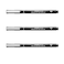 Uni-Ball UNIBall PIN Drawing Pen FINELINER Ultra FINE LINE Marker 005mm Black Ink Pack of 3