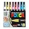 posca Posca Markers Set 8 Fine Paint Markers 3M Soft Tones White Sunshine Yellow Apricot Light Pink Coral Pink Lavender Light Blue Aqua Green