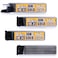 June Gold 640 Pieces 05 mm HB 2 Lead Refills 160 Pieces Per Dispenser Fine Thickness Break Resistant LeadGraphite Pack of 4 Dispensers
