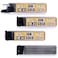 June Gold 640 Pieces 05 mm HB 2 Lead Refills 160 Pieces Per Dispenser Fine Thickness Break Resistant LeadGraphite Pack of 4 Dispensers