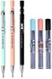 queenland 3pcs 20mm Mechanical Pencil with 18pcs Black Lead Refills Automatic Pencils Press Mechanical Pencil for WritingDraft Drawing Crafting Art Sketching Student Gift Office School SuppliesRandom