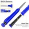 Hiboom Solid Carpenter Pencil Set for Construction with 7 Refills Builtin Sharpener Long Nosed Deep Hole Mechanical Pencil Marker for Carpenter Scriber Woodworking Architect Design Patent Blue