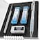 Nicpro Blocky Gear 07 mm Mechanical Pencil Metal Drafting Pencil with Eraser and 120 HB Lead Refills Professional Drawing Pencil for Artists Students School Writing Sketching