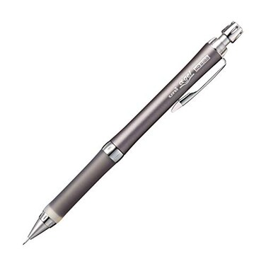 &auml;&cedil;&permil;&egrave;&plusmn;&eacute;&permil;&rsaquo;&ccedil;&shy;&dagger; Uni AlphaGel Slim 05mm Mechanical Pencil with Firm Grip Gun Metallic M5809GG1P43