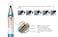 Uni Japan Uni Alpha Gel Switch Mechanical Pencil 05 mm Black Body With Kanji LOVE Sticker