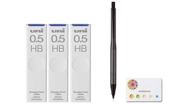 ä¸‰è±é‰›ç­† uni Kuru Toga Advance Upgrade Model 05mm Mechanical Pencil Gun Metallic Body M510301P43 Uni Mechanical Pencil LeadThe Uni SmudgeProof Leads 05mm HB 3 Set and amazdone Sticky Notes