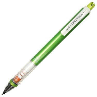 ä¸‰è±é‰›ç­† Uni Kurutoga Mechanical Pencil Standard 05mm Green M54501P6